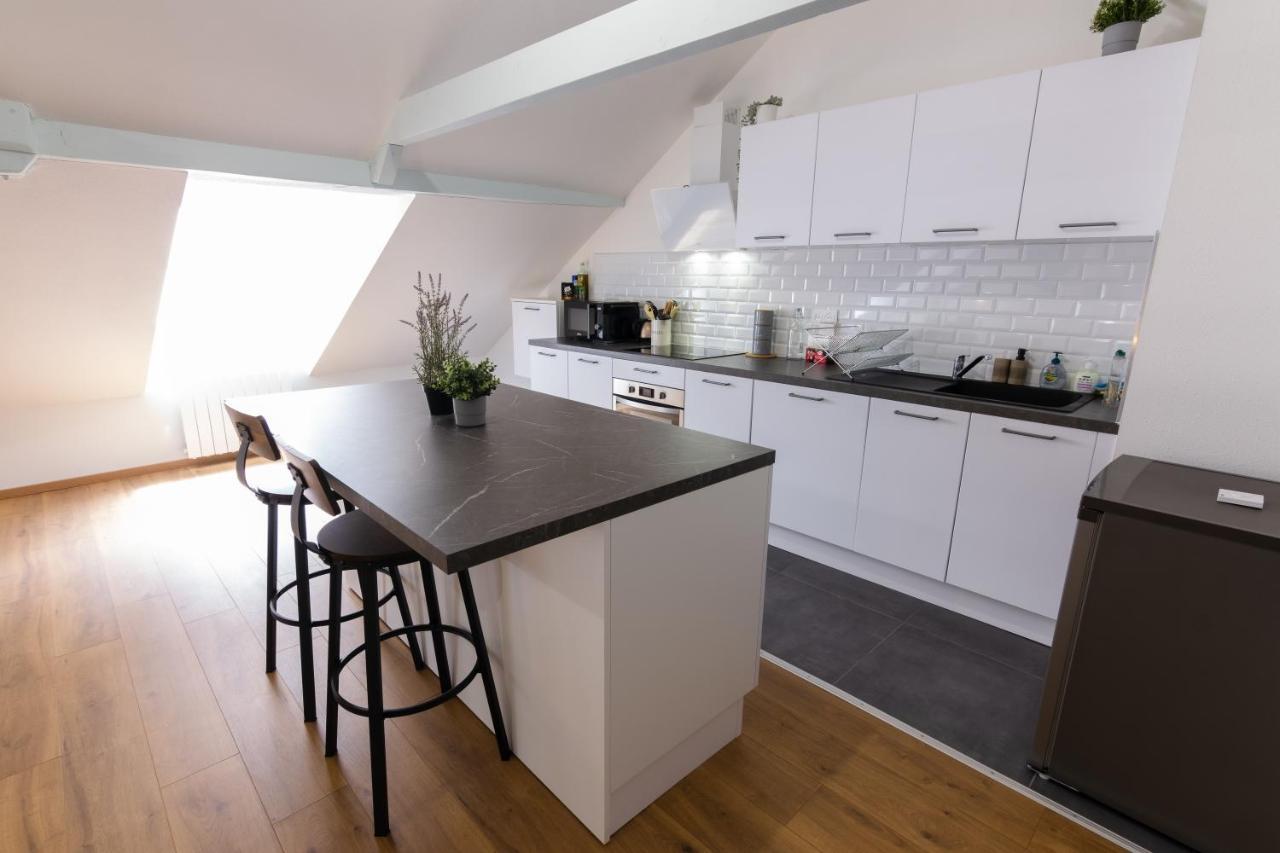 Appartement Atypique Proche Gare/ Dans L'Hyper-Centre Spacieux Pour 6P Au Coeur De Mulhouse Exterior foto